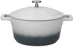 MasterClass Aluminium-Guss-Auflaufform, Grau Ombre, 20 cm/2,5 Liter,