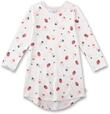 Sanetta M&auml;dchen-Nachthemd Langarm beige Erdbeere | Nachhaltiges und angenehmes