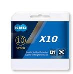 Kmc KMC X10 Schaltungskette Silber 1/2" x 11/128"