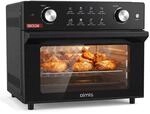 Hei&szlig;luftfritteuse 30-230℃, 30L 1800W, 8-in-1 Airfryer mit Deutsche Rezepte 