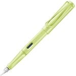 Lamy safari springgreen F&uuml;ller mit LH-Stahlfeder in Strichbreite M | Lamy...