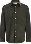 JACK & JONES Regular Fit Cordhemd | Regular Fit, Langarm, Casual, Bei max....