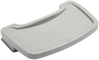 Rubbermaid Commercial Products Sturdy Chair Tablett, platinfarben