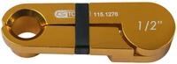 KS Tools 115.1276 Scheren-Entriegler, Alu gelb, 1/2"