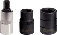 KS Tools 150.2140 1/2" Bremssattel-Spezialstecknuss-Satz, 3-tlg.