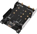 Silverstone SST-SDP12 - 3.5 Zoll f&uuml;r 2x M.2 SATA und 1x M.2 NVMe SSD Mounting