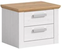 xonox.home &ndash; Nachtkommode Verona 56x43x39 cm in Sibiu L&auml;rche Nachbildung mit