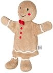 Sterntaler Handpuppe Lebkuchenmann, Kinder- und Babyspielzeug, weicher Flausch,