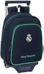 Real Madrid 2. Team 25/26 Kinderrucksack mit Trolley Safta 705, ideal f&uuml;r Kinder