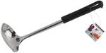 Fackelmann So&szlig;enl&ouml;ffel 26 cm BLACK, K&uuml;chenhelfer aus Edelstahl und...