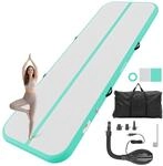 VEVOR Aufblasbare Gymnastikmatte Turnmatte 3/4/5/6 M, Air Matte mit Elektrischer
