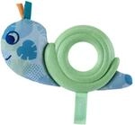 Chicco Pl&uuml;schtier Baby Schnecke Eco+, Rasseln aus Stoff, Kunststoff und recyceltem