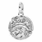 PANDORA Dolphin Medallion 794807C01 Charm Anh&auml;nger