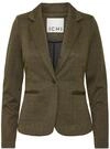 ICHI IHKATE Jacquard Damen Blazer Jackenklazer mit Reverskragen Paspeltaschen