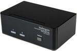 StarTech.com 2 Port DVI USB KVM Switch mit Audio und USB 2.0 Hub - 2-fach Dual...
