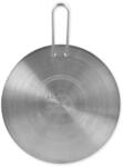 Inoxpran - Universal-Induktionsplatte, Edelstahl, Kochutensilien, 21x21x0,5 cm,