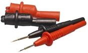 PeakTech MKS-10 Messspitzen mit Krokodilklemmen, feine Pr&uuml;fspitzen f&uuml;r...
