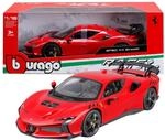 Bburago &ndash; Ferrari SF90XX Stradale 2024, Modellauto 1:18, roter Supersportwagen mit