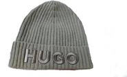 HUGO Herren Unisex-X565-7 M&uuml;tze aus Schurwolle mit Logo-Detail