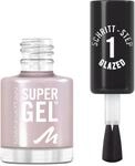 MANHATTAN Super Gel Nail Polish, langhaltender Nagellack, hochgl&auml;nzendes Finish,
