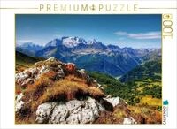 CALVENDO Puzzle Marmolada vom Settsass - Alta Badia | 1000 Teile Lege-Gr&ouml;&szlig;e...