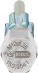 KS Tools 150.2541 Gewindeschneider mit F&uuml;hrungsbolzen f&uuml;r Temperatursensoren,