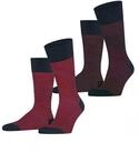 ESPRIT Herren Fine Line 2-Pack Socken Baumwolle atmungsaktiv