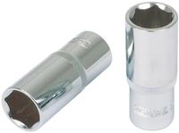 KS Tools 1/2' CHROMEplus Sechskant-Stecknuss, lang, 11mm, auf H&auml;nger