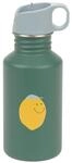 L&Auml;SSIG Kinder Trinkflasche Edelstahl 500 ml Happy Fruits Lemon | F&uuml;r Kindergarten