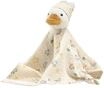 Sterntaler Kuscheltuch Ente Edda Lou aus Musselin, mit Rassel, Schnuffeltuch,