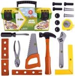 Sunny Days Entertainment John Deere 18-teiliger Deluxe-Werkzeugkoffer -