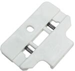 Gardinia Deckenclip f&uuml;r Fl&auml;chenvorhangschiene Atlanta, Wei&szlig;, 2 St&uuml;ck 