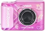 VTech KidiZoom Video Cam FX Kinderkamera, Pink | HD, Selfie-Griff, Effekte