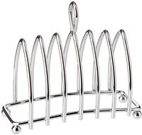 KitchenCraft Toastst&auml;nder, verchromter Toasthalter f&uuml;r sechs Scheiben, 12,5 x 6,5 x