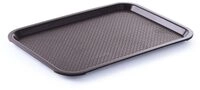 HENDI Serviertablett, AmerBox, mittel, 305x415x(H) 20mm, braun | Sto&szlig;fest,