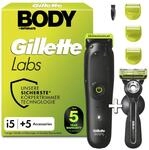 GilletteLabs Body + Intimate, i5 K&ouml;rpertrimmer und Rasierer | Rasierset,...