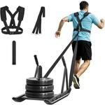 VEVOR Gewichtsschlitten Kraftschlitten Fitness Krafttrainingsschlitten zur