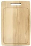 Fackelmann 3181250 Schneidebrett Buche 44 x 30 x 2 cm | Stabiler Schnitt auf