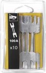 GYS Sicherungen 100 A Kit mit 10 Sicherungen, 054486, Gelb