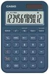 CASIO MS-20YC-NY Tischrechner, Navy-Blau, 12-stellig, Solar/Batteriebetrieb 