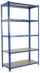 SimonRack Schwerlastregal, Lagerregal, 200x110x50 cm, Metallregal, Kellerregal,