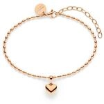 Tamaris Damen Armband aus Edelstahl mit kleinem Herz | wasserfest,...