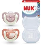 NUK First Choice Night Baby Schnuller | 6-18 Monate | Orthodontische Schnuller,...