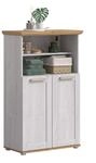xonox.home &ndash; Midischrank Verona 74x116x34 cm in Sibiu L&auml;rche & Artisan Eiche...