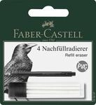 Faber-Castell - Ersatzradierer Precision Eraser Pen | 4 Nachf&uuml;llradierer f&uuml;r