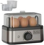 Black+Decker - Eierkocher 400 W | bis zu 6 Eier | 3 Garstufen: weich/medium/hart 