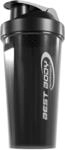Best Body Nutrition Eiwei&szlig;shaker 600 ml Proteinshaker mit Sieb schwarz | 600 ml