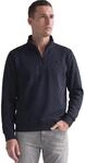 Street One Men Herren 3018105 Basic Sweatshirt mit Troyerkragen