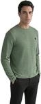Street One Men Herren 3231709 Langarm Shirt mit Rundhals in Unifarbe