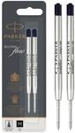 Parker Kugelschreiberminen | mittlere Spitze | schwarze QUINKflow Tinte | 2